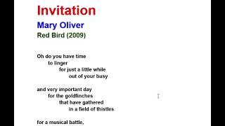 Invitation by Mary Oliver Line by Line Hindi Explanation [upl. by Joe]