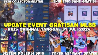 UPDATE 4 EVENT GRATISAN MLBB SKIN COLLECTOR NATALIA GRATIS SKIN EPIC BANE GRATIS TOKEN ASPIRANT [upl. by Weinrich]