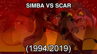 Simba Vs Scar  O Rei Leão  19942019 [upl. by Cinamod]