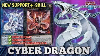 CYBER DRAGON FINALLY AFTER 3 YEARS WELCOME BACKCombo guideDecklistamp ReplaysIN YUGIOH DUEL LINKS [upl. by Einuj]