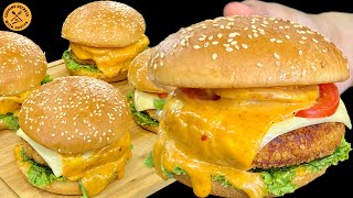 Chicken Burger Patties Recipe  Chicken Burger Patty  Chicken Patties  Frozen Food For Lunch Box [upl. by Celle]