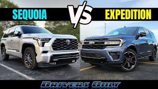 2023 Toyota Sequoia vs 2023 Ford Expedition [upl. by Eltsirc117]