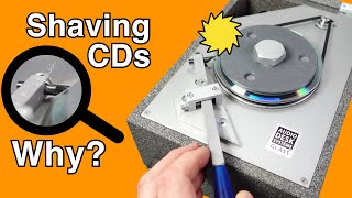 Shaving Compact Discs to improve the sound [upl. by Adnarem]