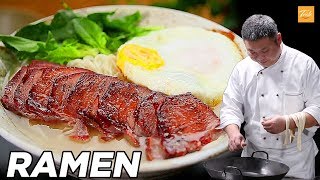 How to Make Ramen with Char Siu Pork and Chicken Noodle Soup [upl. by Reahard]