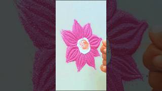 Satisfying rangoli  Satisfying video  Satisfying best rangoli trick satisfyingvideo satisfying [upl. by Razaele]