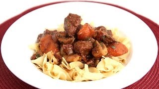 Beef Bourguignon Recipe  Laura Vitale  Laura in the Kitchen Episode 735 [upl. by Nyroc]