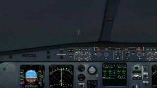 FSX CLS A340300 takeofflanding in Hong Kong [upl. by Suivatra]