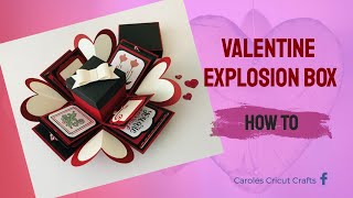 A Valentines Day Explosion BoxHow To [upl. by Luiza207]