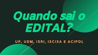 Quando sai o Edital da UP UEM ISRI ACIPOL e ISCISA  Exames de Admissão [upl. by Mehsah]