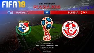 FIFA 18 World Cup  Panama vs Tunisia  Mordovia Arena Group G [upl. by Lauzon]