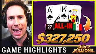 1610000 Online Poker FINAL TABLE Highlight [upl. by Ciapha]