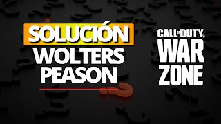 ✅ Solución Error quotWolters  Peasonquot en COD Warzone 3 PC y Consolas 🔴 [upl. by Standing358]