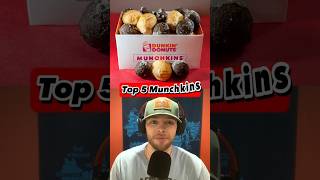 Dunkin Donuts Munchkins Ranked Best To Worst 🍩 [upl. by Elinet]