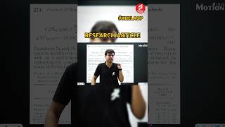 The Power of Research 💡📝 Ankur Sirs Insight jee2025 questionchallenge shorts viral khelaop [upl. by Targett]