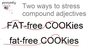 Different stress patterns of compound adjectives based on their functions [upl. by Yessak252]