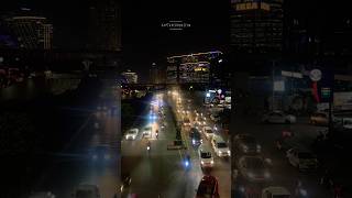 Timelapse raidurgam hyderabadmetro trendingshorts diwali love transport night light traffic [upl. by Ware123]