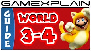 Super Mario 3D World  World 34 Green Stars amp Stamp Locations Guide amp Walkthrough [upl. by Pradeep913]