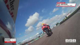 2016 MCE BSB onboard highlights from free practice one at Thruxton [upl. by Ateloj504]