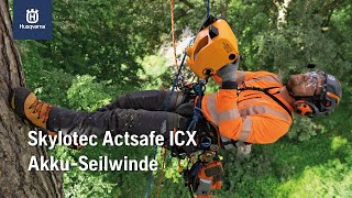 Seilwinde Skylotec Actsafe ICX powered by Husqvarna® [upl. by Annekahs]