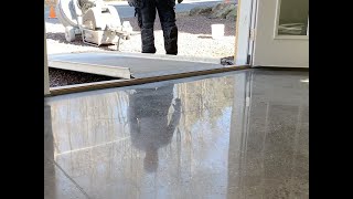 Concrete Polishing From Start To Finish  10 Step Grind [upl. by Aridatha284]