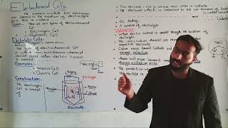 Electrolytic Cell  Types of electrochemical cell  ch10  11th class Chemistry [upl. by Tehcac]