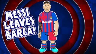 😭Messi leaves Barcelona😭 Lionel Messi farewell song press conference [upl. by Anit]