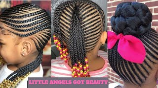 40 Cute Braids Hairstyles  Kids Braids Princesses Hairstyles [upl. by Aidualk]