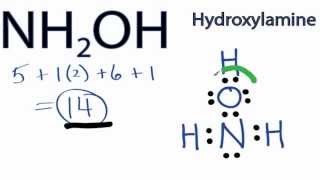 NH2OH Lewis Structure How to Draw the Lewis Structure for NH2OH Hydroxylamine [upl. by Adnav]