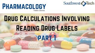 Drug Calculations Involving Reading Drug Labels Part 1 – Nursing Math Pharmacology [upl. by Bianca]