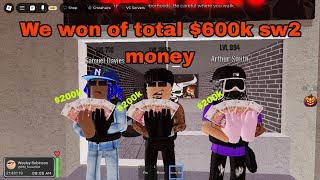 INTENSE 3v3 BATTLE IN STREETZ WAR 2 ROLE PLAYING  ROBLOX GAME [upl. by Nahtannhoj]