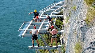 Realizzazione ciclovia del Garda  Tratto Limone sul Garda Geo Rock Srl [upl. by Wertheimer]