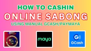 HOW TO CASHIN ONLINE SABONG 2024 USING MANUAL GCASH [upl. by Neellok505]