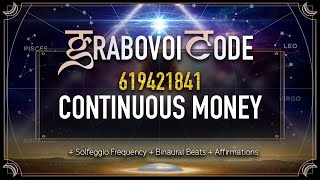 Grabovoi Codes for CONTINUOUS Flow of Money  Grabovoi Sleep Meditation with Grabovoi Numbers [upl. by Esinyl]