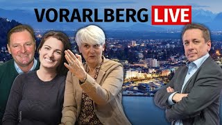 Vorarlberg LIVE mit Patrick Ortlieb Lisbeth Bischoff und Dr Verena Konrad [upl. by Ahtnams727]