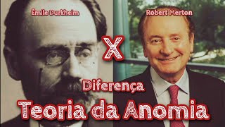 16 TEORIA DA ANOMIA ÉMILE DURKHEIM x Robert King Merton [upl. by Ashely902]