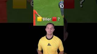 Red or Yellow card🟥🟨⚽️ Follow for more videos⚽️ [upl. by Vivianna]