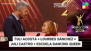 Tuli Acosta  Lourdes Sánchez  Juli Castro  Bailando2023  Programa completo 281123 [upl. by Eelarac]