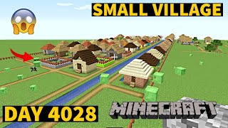 I build Small Village in Minecraft Creative mode 2024 Day 4028 [upl. by Keever511]