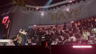 RAYE OSCAR WINNING TEARS LIVE FROM THE SOLD OUT 02 SHOW FRONT ROW [upl. by Enitsyrk]