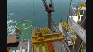 Offshore Crane Simulation [upl. by Thilde]