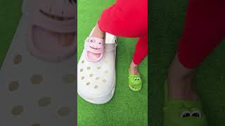 Giant slippers  Super cool frog slippers 🐸🐸 slippers love trending slippers [upl. by Erik383]