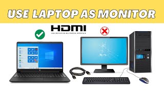 Use a Laptop as a Monitor with HDMI [upl. by Nuawaj]