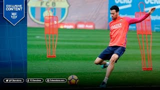 Training skills Sergio Busquets [upl. by Nuyh342]