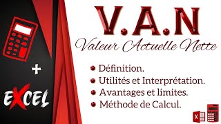 La Valeur Actuelle Nette VAN  Finance Facile [upl. by Oilcareh208]