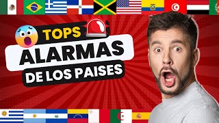 LAS ALARMAS 🔊 DE PAISES EN CASO DE ESTAR EN G3RR4 ⚠️ [upl. by Jase]