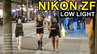 Nikon Zf Low Light Video [upl. by Summer]