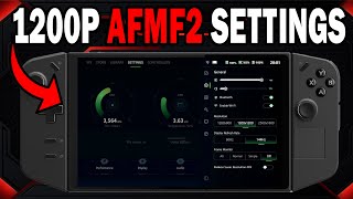 Best Settings for Lenovo Legion Go at 1200P with AFMF2 – Low Temps amp Stable Performance [upl. by Ailesor]