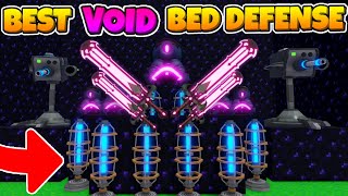 I Made the BEST VOID BED DEFENSE in Roblox BedWars [upl. by Yht]