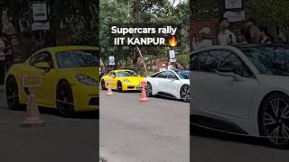 supercars rally iit kanpur techkriti iitkanpur techkriti iit techfest [upl. by Einej]