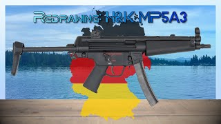 Redrawing HampK MP5A3 [upl. by Nisse88]